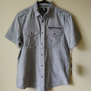 NWT Men's Button Collared Shirt